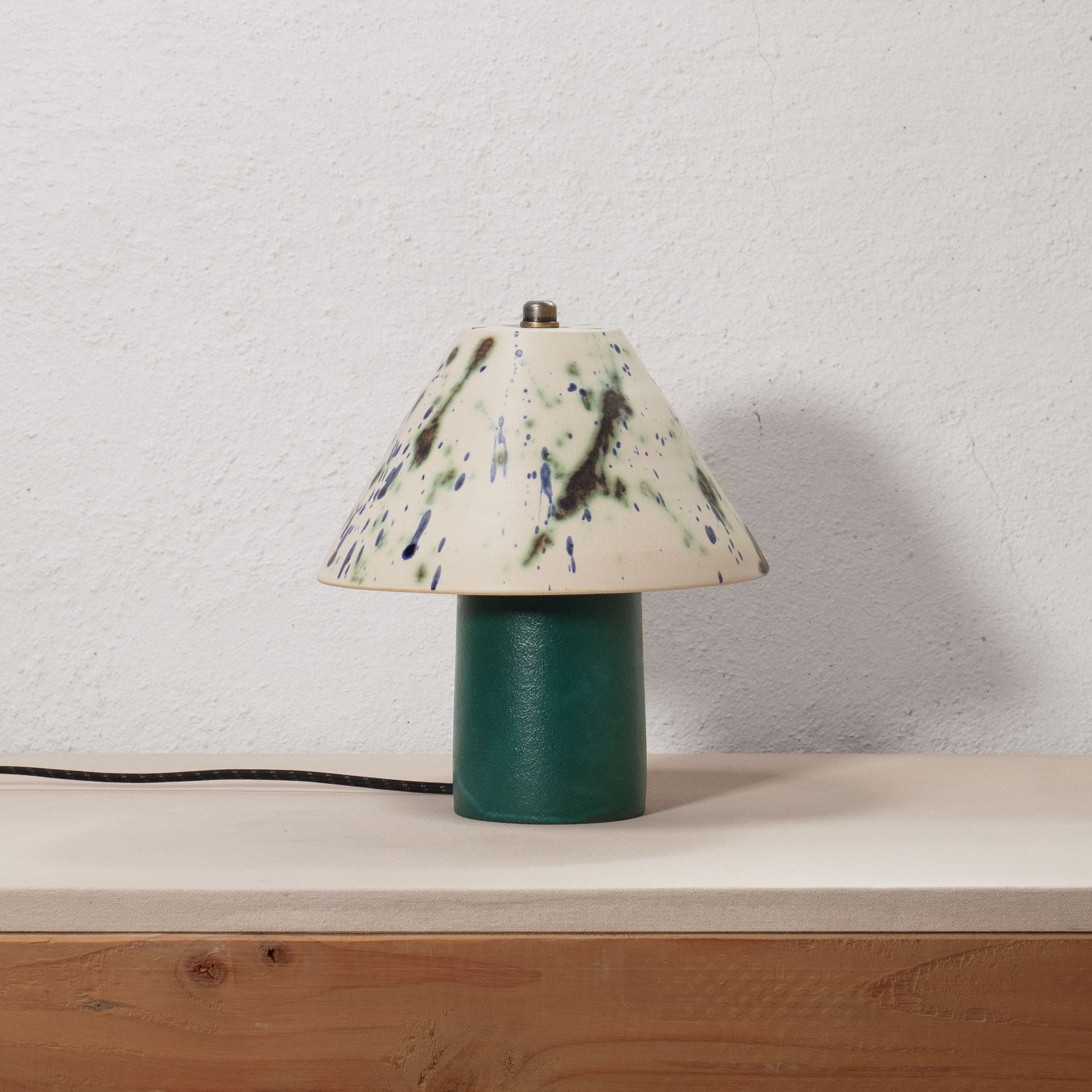 Petite Lamp  |   Morpho + White New Moss Splatter (2 of 2)
